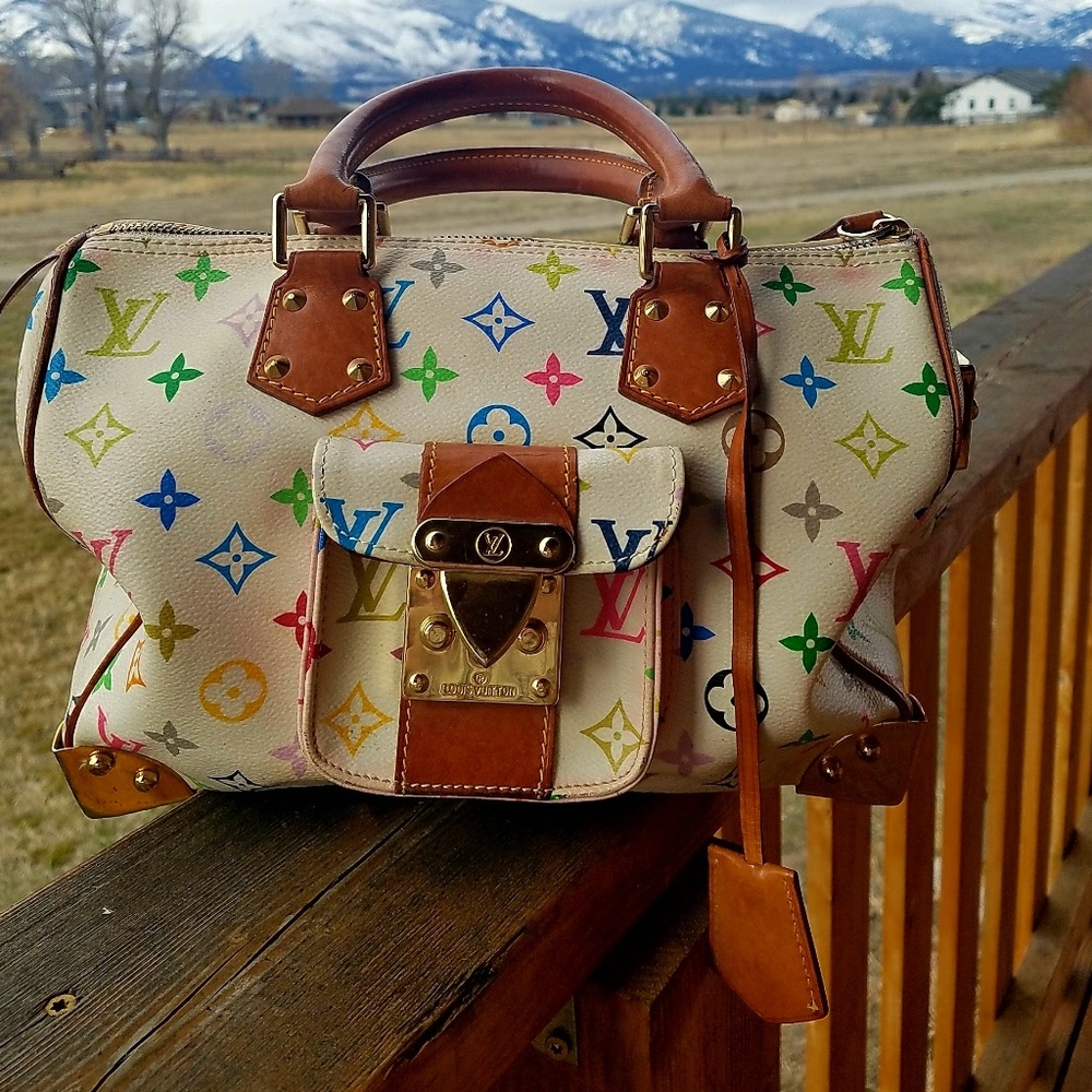 Authentic Louis Vuitton Murikami handbag